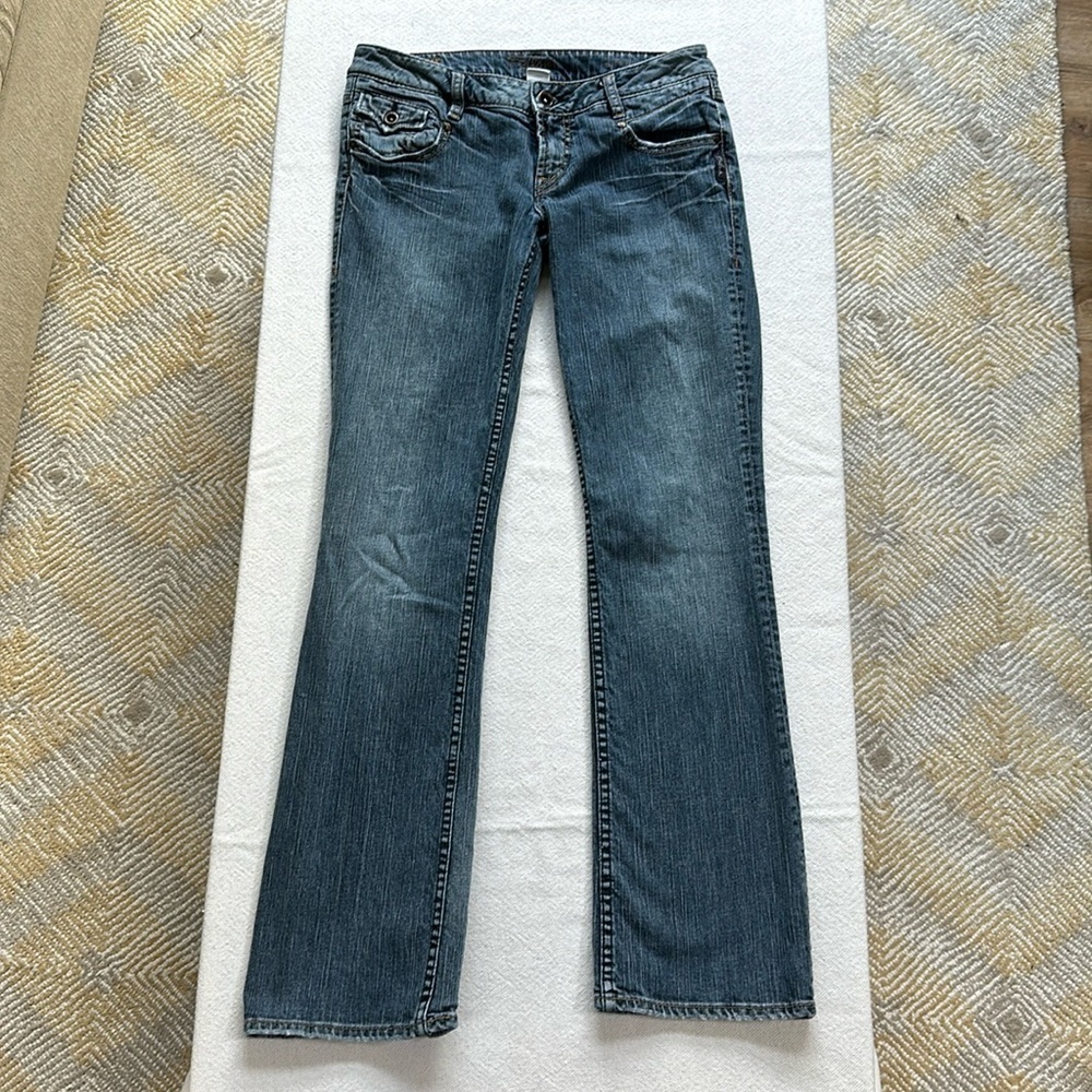 Vintage Y2K low rise wide leg jeans  SZ 29x31